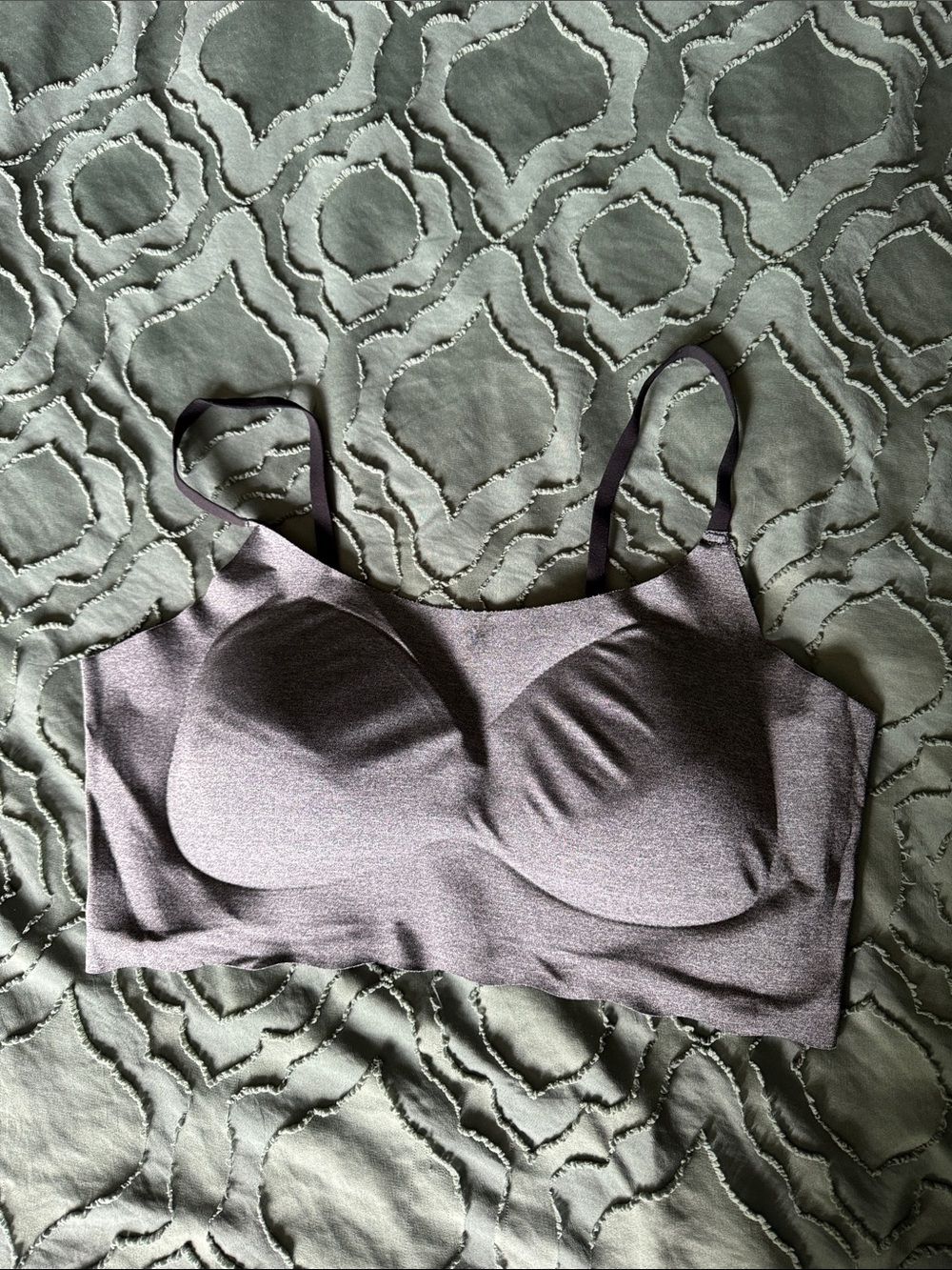 Zyia - Seamless Padded Bralette - Gray
